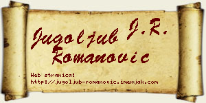 Jugoljub Romanović vizit kartica